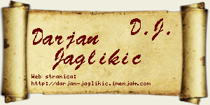Darjan Jaglikić vizit kartica